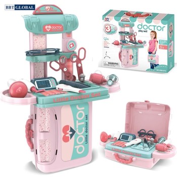 Bộ đồ chơi bác sĩ 3 trong 1 cho bé BBT Global 008-975