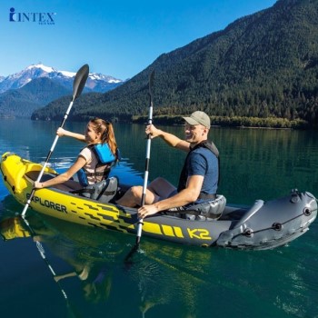 Thuyền kayak bơm hơi EXPLORER 2 người INTEX 68307 Thuyền kayak bơm hơi EXPLORER 2 người INTEX 68307