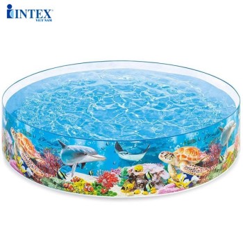 Bể bơi lắp dựng hình đại dương 2m44 INTEX 58472