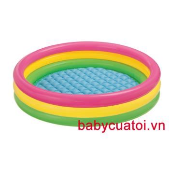 Hồ bơi phao cầu vồng 3 tầng 1m47 INTEX 57422