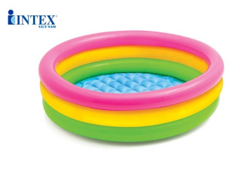 Bể bơi phao mini 3 tầng 86cm đáy bơm hơi INTEX 58924