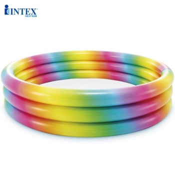 Hồ bơi phao sắc màu 3 tầng cho bé 1m68 INTEX 58449 Hồ bơi phao sắc màu 3 tầng cho bé 1m68 INTEX 58449