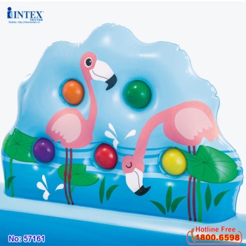 Bể bơi phao cầu trượt có vòi phun mưa INTEX 57161