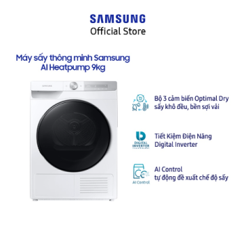 Máy sấy thông minh Samsung AI Heatpump 9kg DV90T7240BH Máy sấy thông minh Samsung AI Heatpump 9kg DV90T7240BH