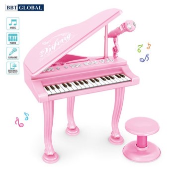 Đồ chơi đàn Piano 37 phím có ghế ngồi cho bé 881B