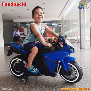Xe máy điện trẻ em Phân khối lớn dáng R1 BBT-2000