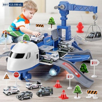 Mô hình máy bay cảnh sát có đèn và nhạc cỡ lớn SJ670C Mô hình máy bay cảnh sát có đèn và nhạc cỡ lớn SJ670C
