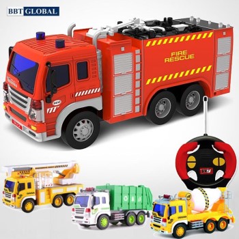 Mô hình xe cứu hỏa, xe môi trường, xe công trường có khiển từ xa Mô hình xe cứu hỏa, xe môi trường, xe công trường có khiển từ xa