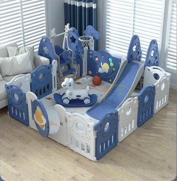 Combo quây bóng phi hành gia 12in1 BBT GLobal xanh YK02