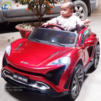 Xe Ô tô điện trẻ em dáng McLaren có micro karaoke BBT-888.88