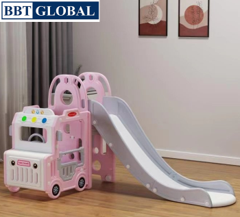 Cầu trượt xe tải máng dài có nhạc và ném bóng rổ BSL312B Cầu trượt xe tải máng dài có nhạc và ném bóng rổ BSL312B