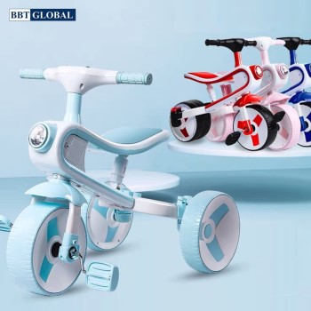 Xe chòi chân kết hợp xe đạp ba bánh cao cấp có đèn SL1302 Xe chòi chân kết hợp xe đạp ba bánh cao cấp có đèn SL1302