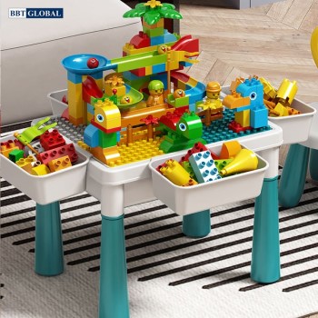 Bộ bàn ghế xếp hình LEGO đa năng kèm 105 chi tiết xếp hình cỡ lớn UG401-2 Bộ bàn ghế xếp hình LEGO đa năng kèm 105 chi tiết xếp hình cỡ lớn UG401-2