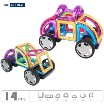 Đồ chơi xếp hình 3D nam châm ráp ô tô BBT Global 689B Đồ chơi xếp hình 3D nam châm ráp ô tô BBT Global 689B