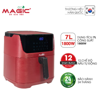 Nồi chiên không dầu điện tử Magic Eco AC-123 Nồi chiên không dầu điện tử Magic Eco AC-123