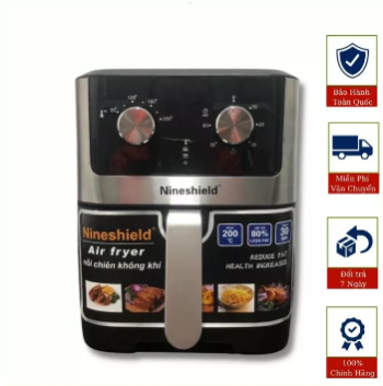 Nồi Chiên Không Dầu Nine Shield 9 Lít KB-8002M Nồi Chiên Không Dầu Nine Shield 9 Lít KB-8002M