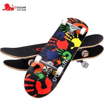 Ván trượt Skateboard gỗ Maple cao cấp 9 lớp ép, chính hãng Cougar MH3108 Ván trượt Skateboard gỗ Maple cao cấp 9 lớp ép, chính hãng Cougar MH3108